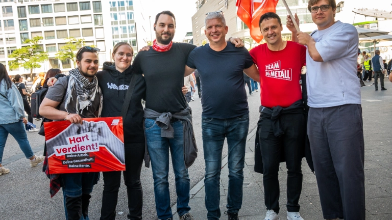 #hartverdient DGB-Aktionstag gegen Sozialabbau in Frankfurt