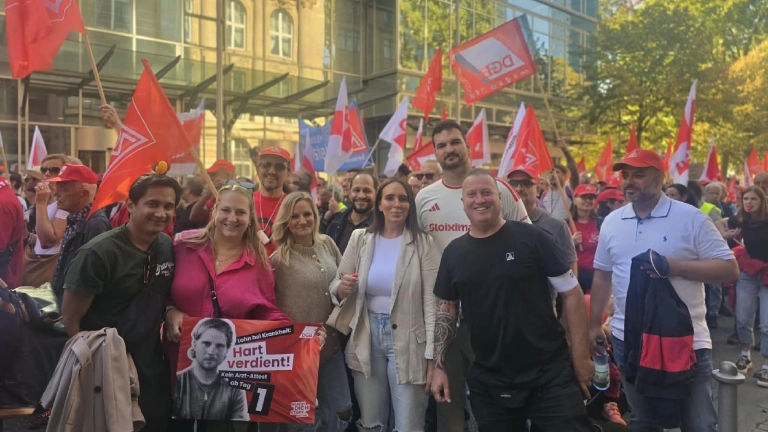 #hartverdient DGB-Aktionstag gegen Sozialabbau in Frankfurt