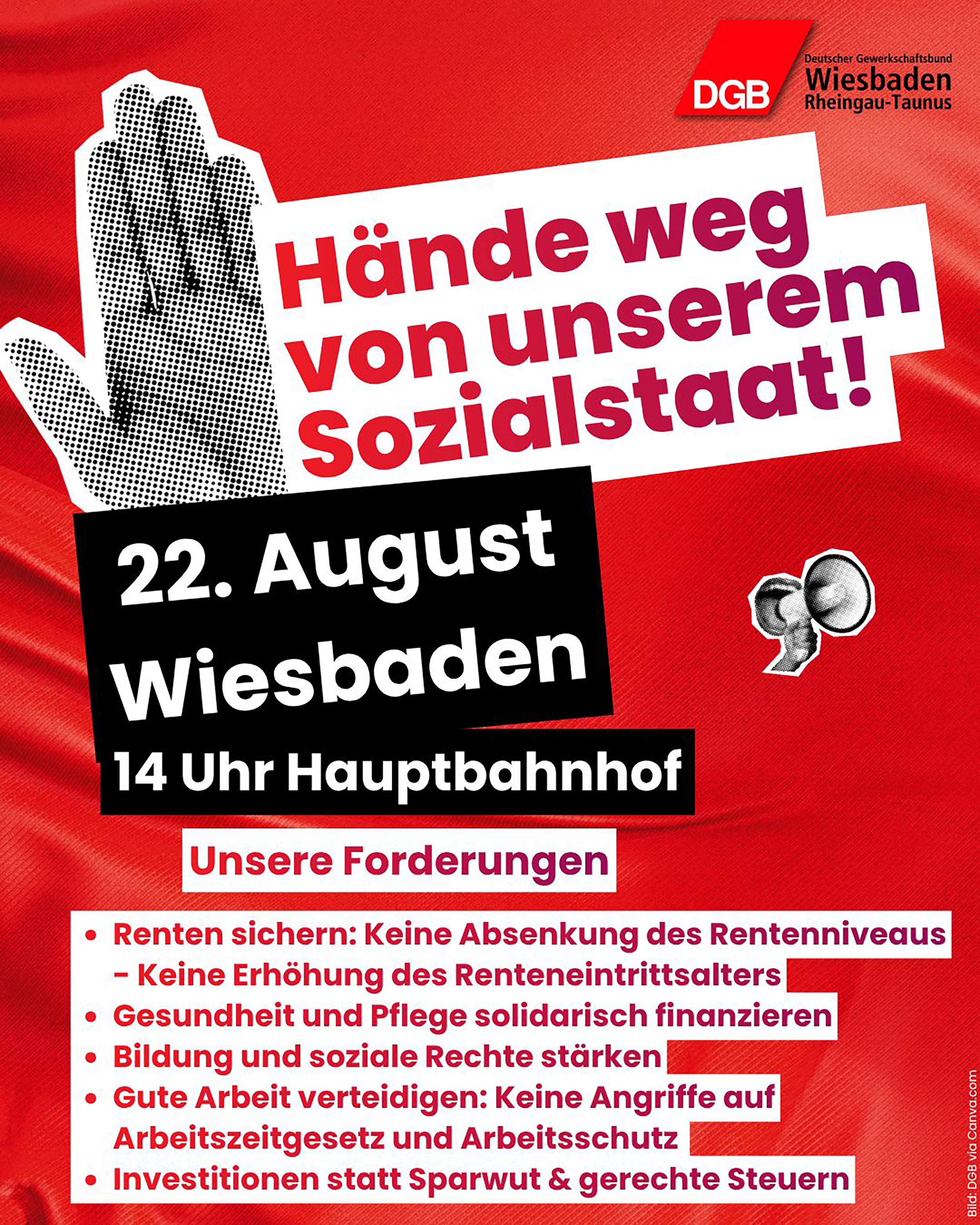 DGB- Kundgebung Wiesbaden 22.08.2026